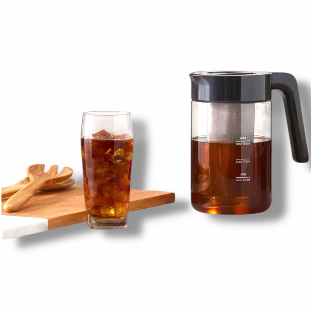 Instant Electric Glass Tea Kettle with Stainless Steel Infuser Auto Brew 950ml - Picture 5 of 11